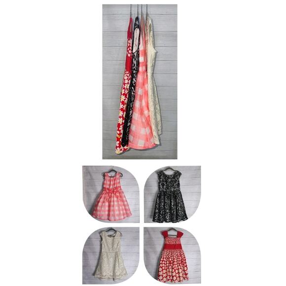 Lot Girls Clothes Dresses Summer Bundle Size 6 (4 Dresses) - Picture 1 of 12
